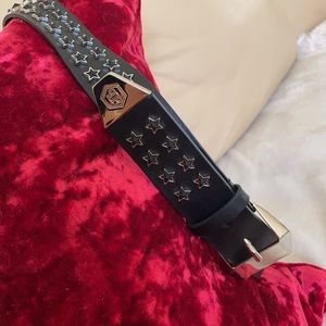 PHILIPPE PLEIN  belt with star